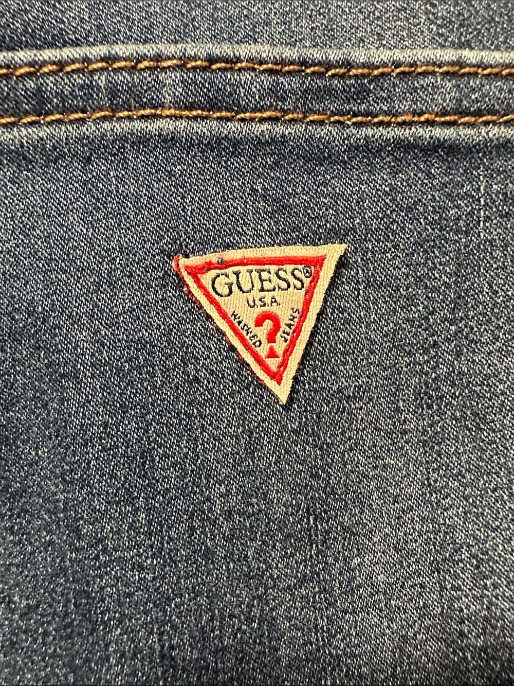 Guess Dark Blue Mid Rise Bootcut Jeans 368 - Picture 4 of 7